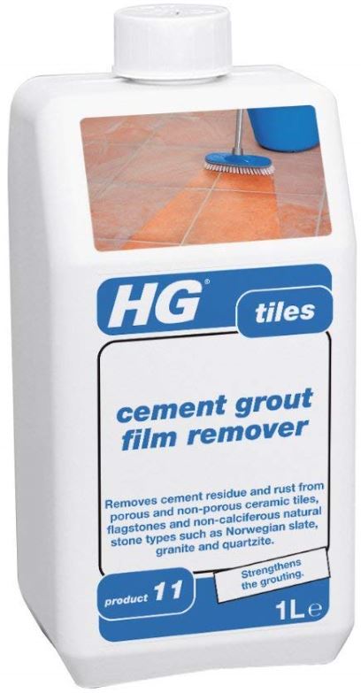 Hg Cement fuga film Remover