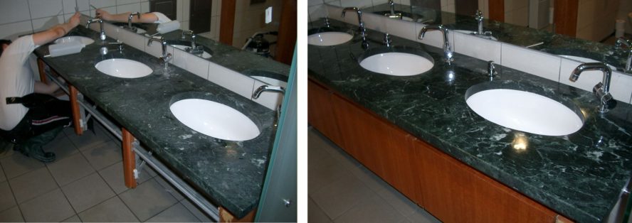 How To Re Marble Vanity Tops, Replacing Bathroom Vanity Top And Sink