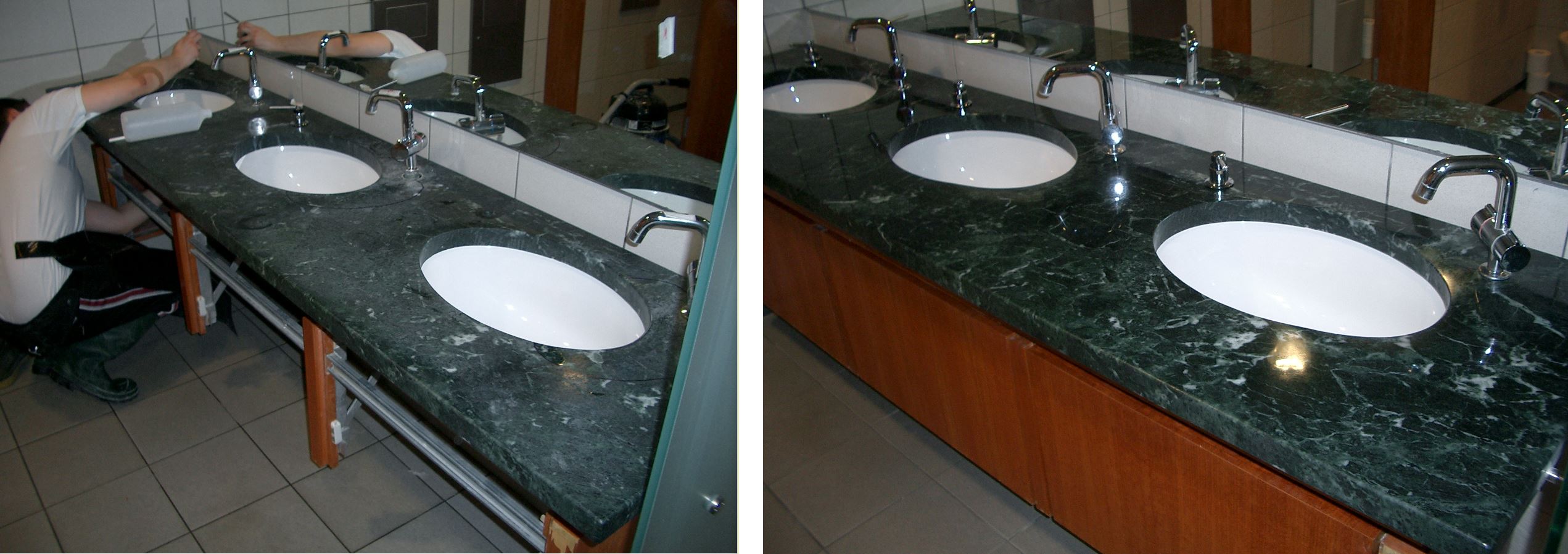 How To Re Marble Vanity Tops, Removing Scratches From Cultured Marble Vanity Tops