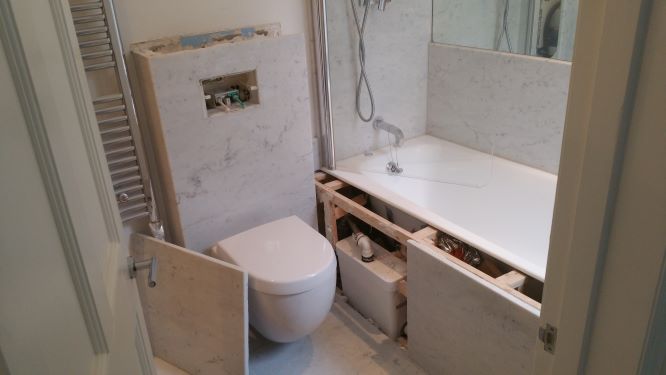 Modified Marble Bath Panel