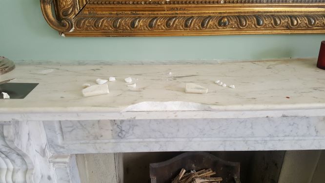 Restoring Marble Fireplaces, How To Repair Broken Marble Fireplace Surround
